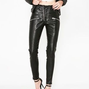 Current Mood Pandemonium lace up pants